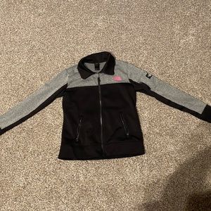 Grey/Black North Face Jacket